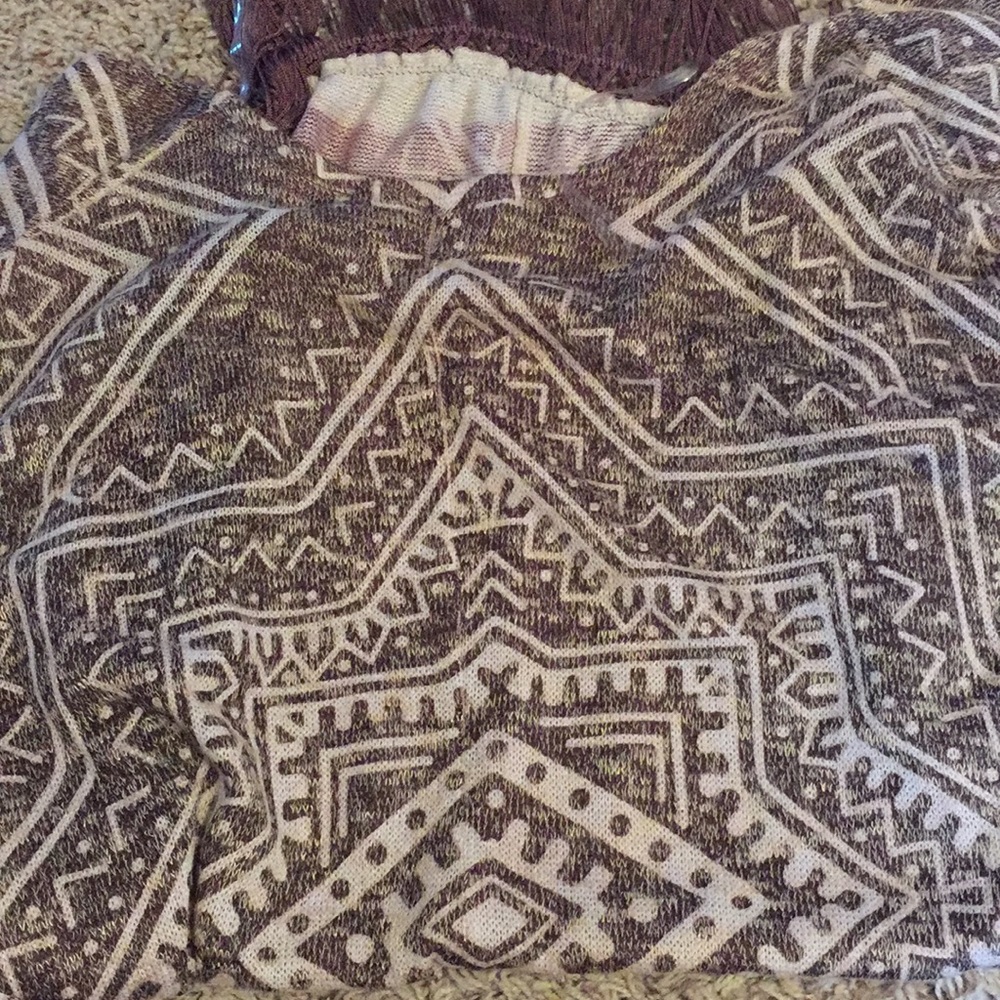 Aztec print Charlotte russe cover up.